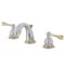 Kingston Brass KB914BL Vintage Widespread Bathroom Faucet, Chrm/Brass KB914BL - alternate 1